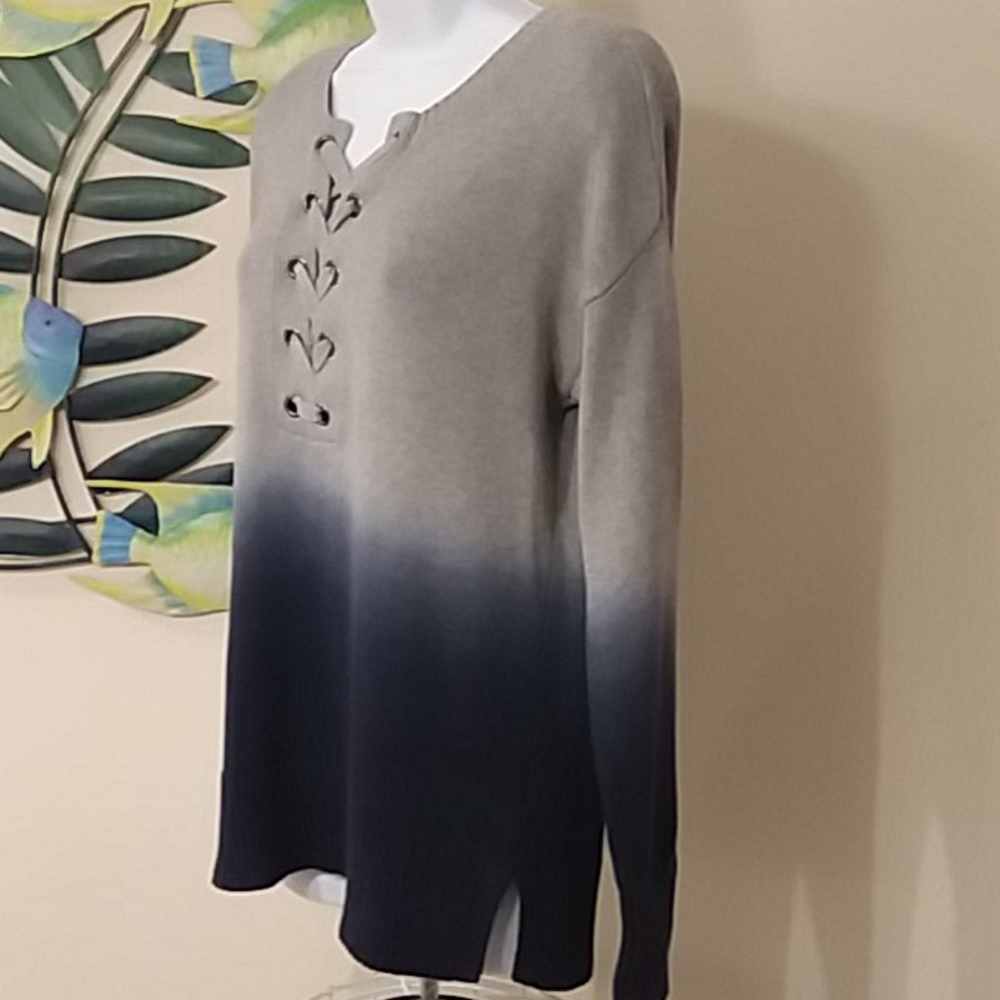 NWT Tribal Jeans Ombré Sweater Size P/S - Picture 3 of 8